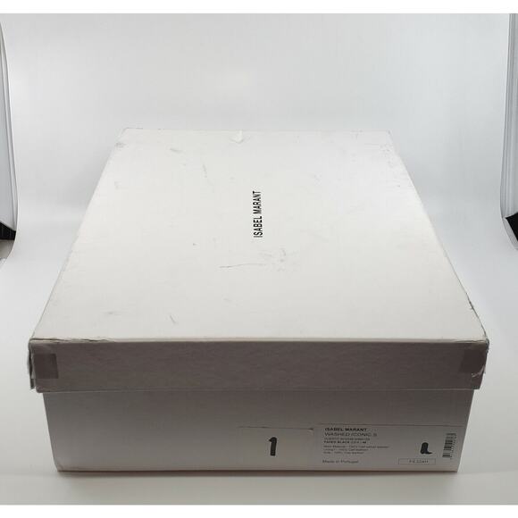 NEW Isabel Marant Duerto Suede Western COWBOY Boots FADED BLACK FR 40 US 9 - Picture 10 of 10